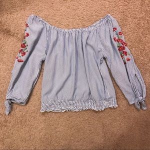 Hollister Off the Shoulder Blouse